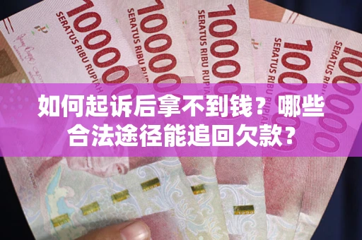 武汉如何起诉后拿不到钱？哪些合法途径能追回欠款？