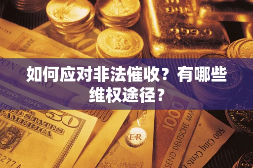 武汉如何应对非法催收？有哪些维权途径？