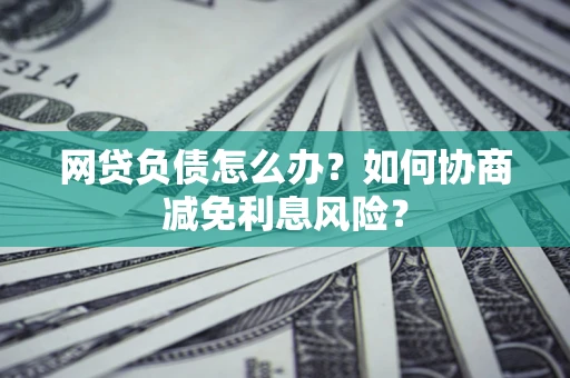武汉网贷负债怎么办？如何协商减免利息风险？