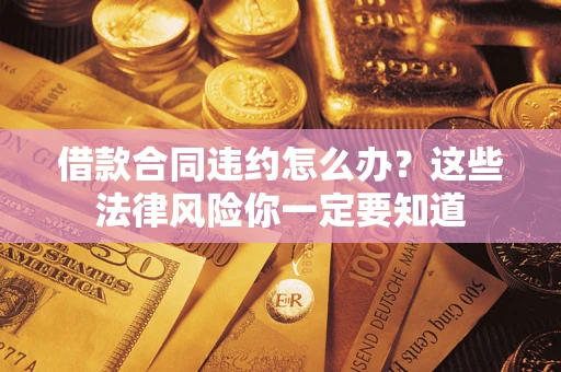 武汉借款合同违约怎么办？这些法律风险你一定要知道