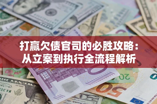 武汉打赢欠债官司的必胜攻略：从立案到执行全流程解析