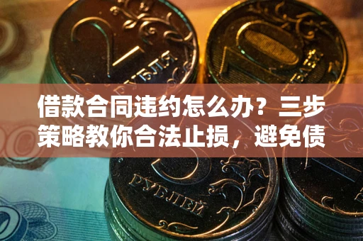 武汉借款合同违约怎么办？三步策略教你合法止损，避免债务危机升级