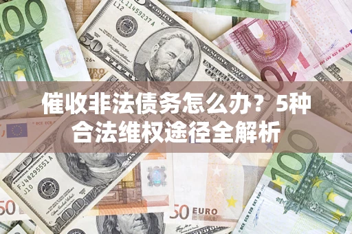 武汉催收非法债务怎么办？5种合法维权途径全解析
