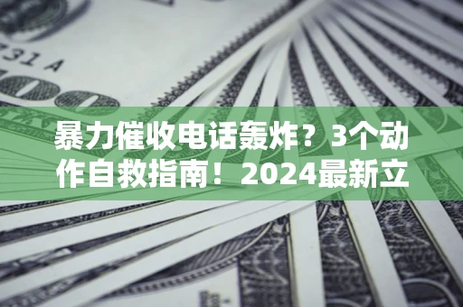 武汉暴力催收电话轰炸？3个动作自救指南！2024最新立案标准全解析