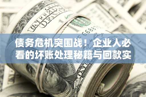 武汉债务危机突围战！企业人必看的坏账处理秘籍与回款实战指南