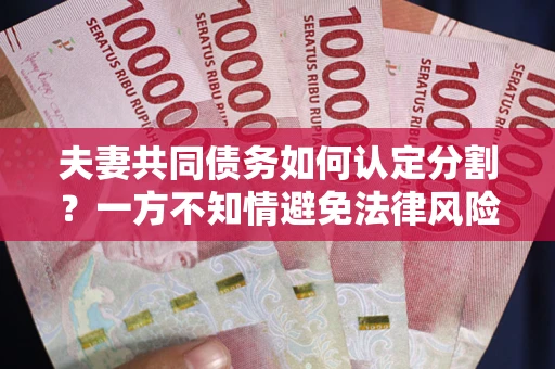武汉夫妻共同债务如何认定分割？一方不知情避免法律风险必看！